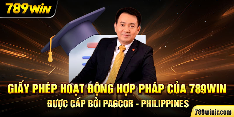 Giấy phép hoạt động hợp pháp của 789Win được cấp bởi PAGCOR – Philippines.